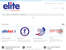 Tablet Screenshot of eliteyouthdev.com
